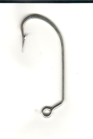  Mustad O'Shaughnessy 90 Forged Eyed Jig Hook (100 Pack),  Duratin, Size 5/0 : Sports & Outdoors