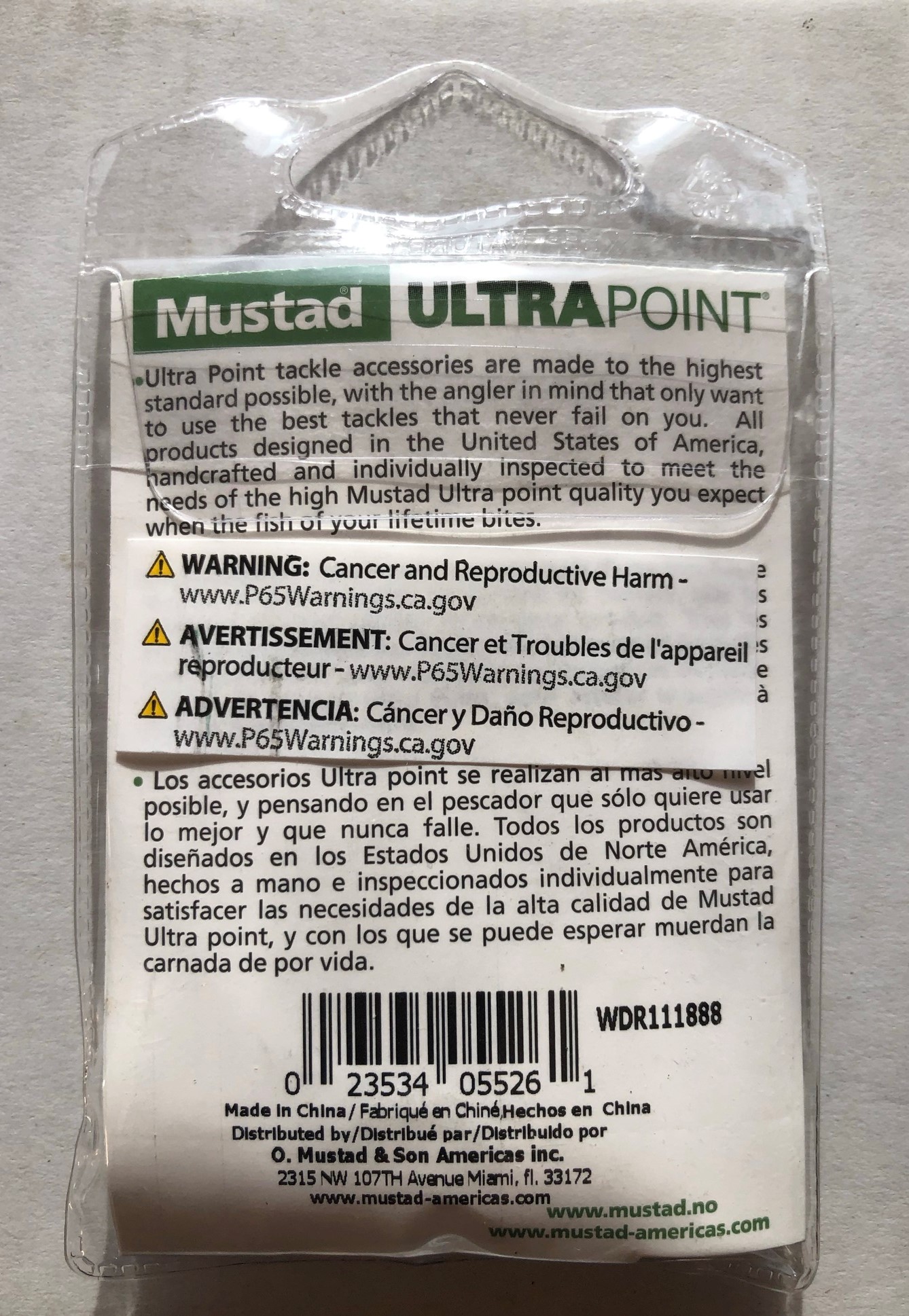 MUSTAD - FTFWW-3/4-GP-CTN