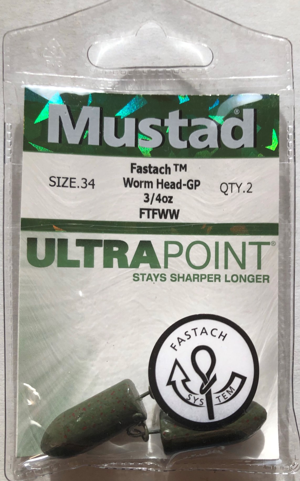 MUSTAD - FTFWW-3/4-GP-CTN
