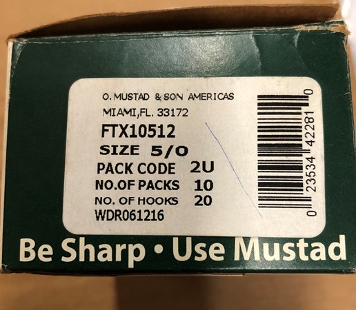 MUSTAD - FTX10512-1/2-4/0